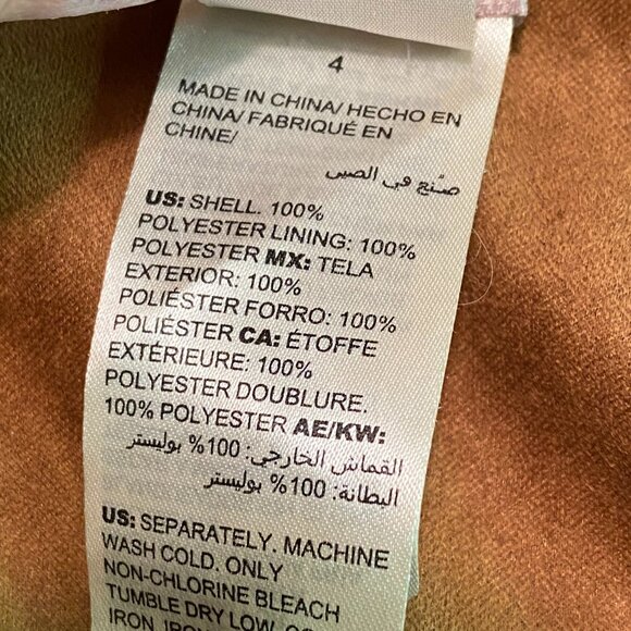 Chico's Fringed Poncho/Wrap Copper Color Size 4 (US20/22) - Picture 9 of 12